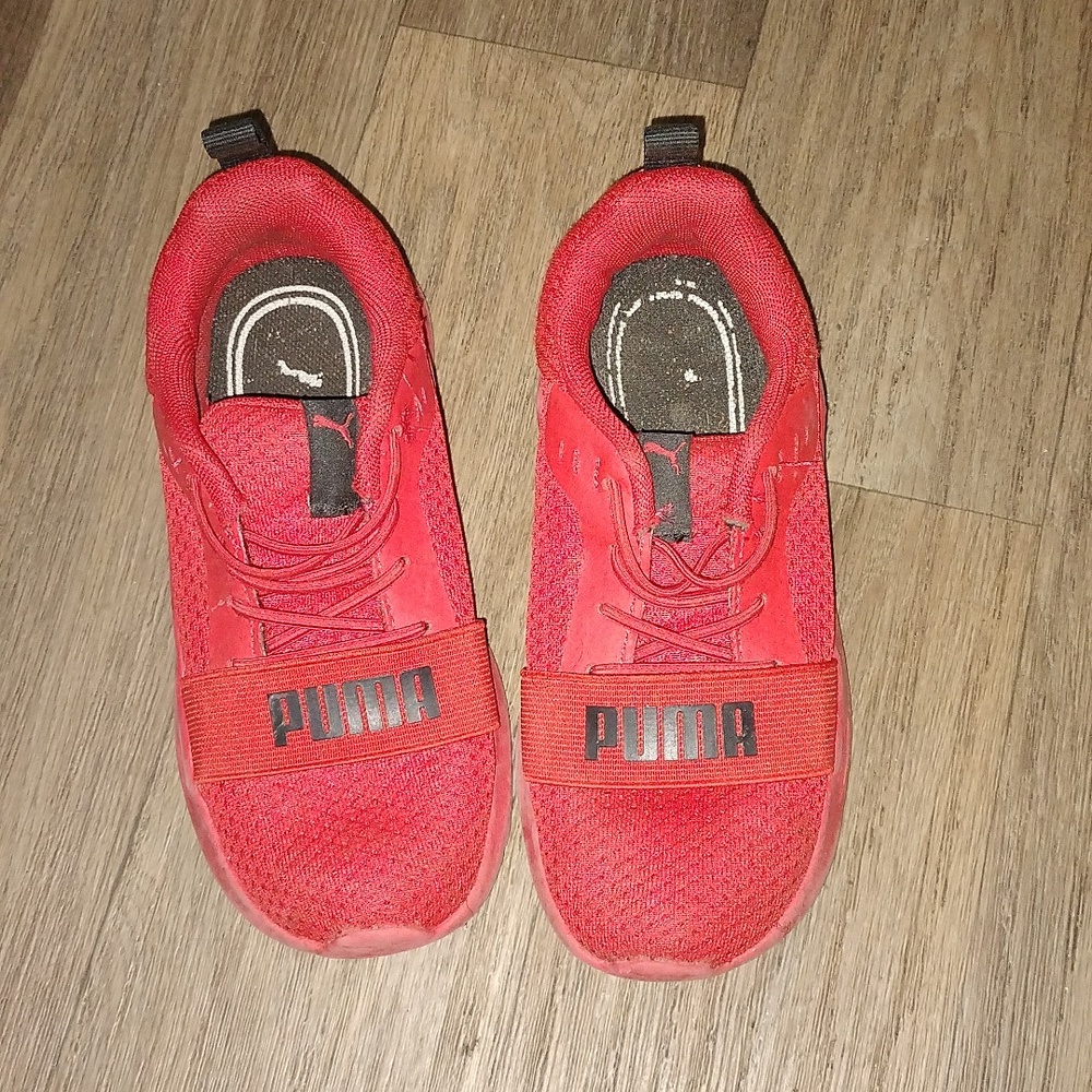 Red Puma shoes